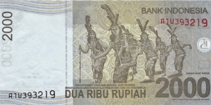 Banknote from Indonesia