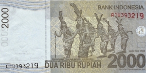 Banknote from Indonesia