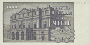 Banknote from Italy