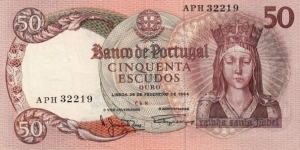 50 $ - Portuguese escudo Banknote