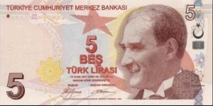 5 ₤ - Turkish lira Banknote