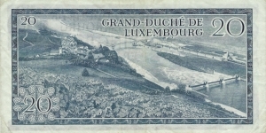 Banknote from Luxembourg