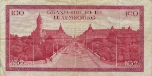 Banknote from Luxembourg