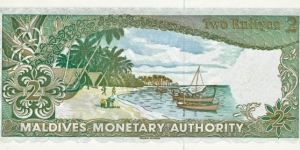 Banknote from Maldives