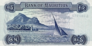 Banknote from Mauritius