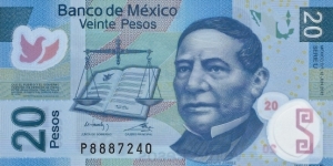 MEXICO 20 Pesos
2012 Banknote