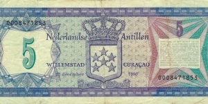 Banknote from Netherlands Antilles