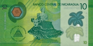 NICARAGUA 10 Cordobas
2014 Banknote