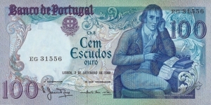 PORTUGAL 100 Escudos Ouro
1980 Banknote
