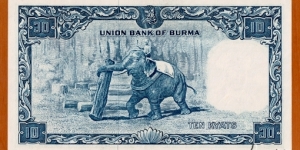 Banknote from Myanmar