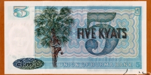 Banknote from Myanmar