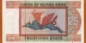 Banknote from Myanmar