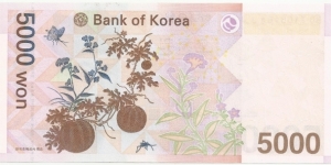 Banknote from Korea - South