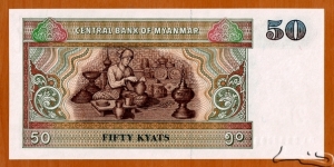 Banknote from Myanmar