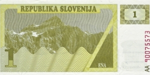 Banknote from Slovenia