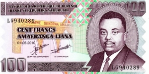 100 FBu - Burundian franc Banknote