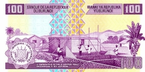 Banknote from Burundi