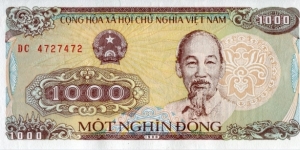 
1,000 ₫ - Vietnamese đồng Banknote