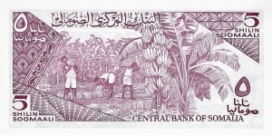 Banknote from Somalia