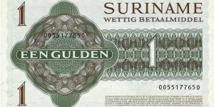 Banknote from Suriname