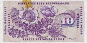 Banknote from Switzerland