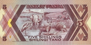 Banknote from Uganda