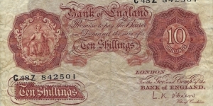 UNITED KINGDOM
10 Shillings 1955 Banknote