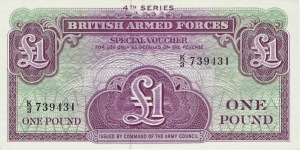 UNITED KINGDOM
1 Pound 1962
(British Armed Forces) Banknote