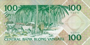 Banknote from Vanuatu