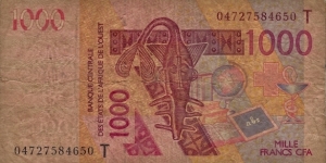 TOGO 1000 Francs
2004 Banknote