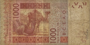 Banknote from West African States