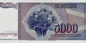 Banknote from Yugoslavia