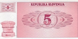 Banknote from Slovenia