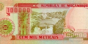 Banknote from Mozambique