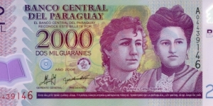 
2,000 Gs - Paraguayan guaraní
POLYMER Banknote