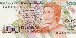 100 NCz$ - Brazilian cruzado novo Banknote