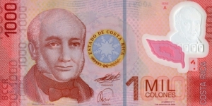 
1,000 ₡ - Costa Rican colón

Polymer Banknote