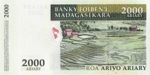 Banknote from Madagascar