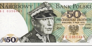 50 zł - Polish złoty

Series with a two letters. Banknote