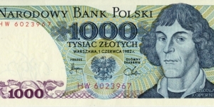 
1000 zł - Polish złoty Banknote