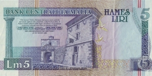 Banknote from Malta