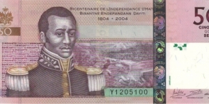 
50 G - Haitian gourde Banknote