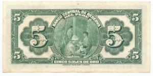 Banknote from Peru