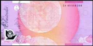 $5 Error, Polymer, missing intaglio (black) print on front. Banknote