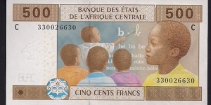 Central African States, 500 CFA Francs Banknote