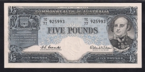 Australia 5 Pounds Banknote