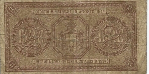 Banknote from Italy