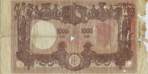 Banknote from Italy