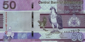 The Gambia 2019 50 Dalasis. Banknote