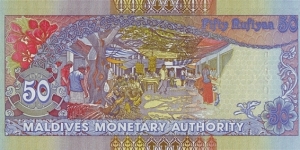 Banknote from Maldives